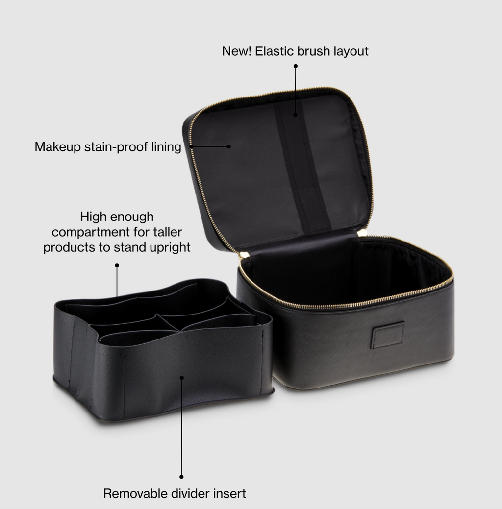 Aurellia™ Grande Double-Layer Makeup Case