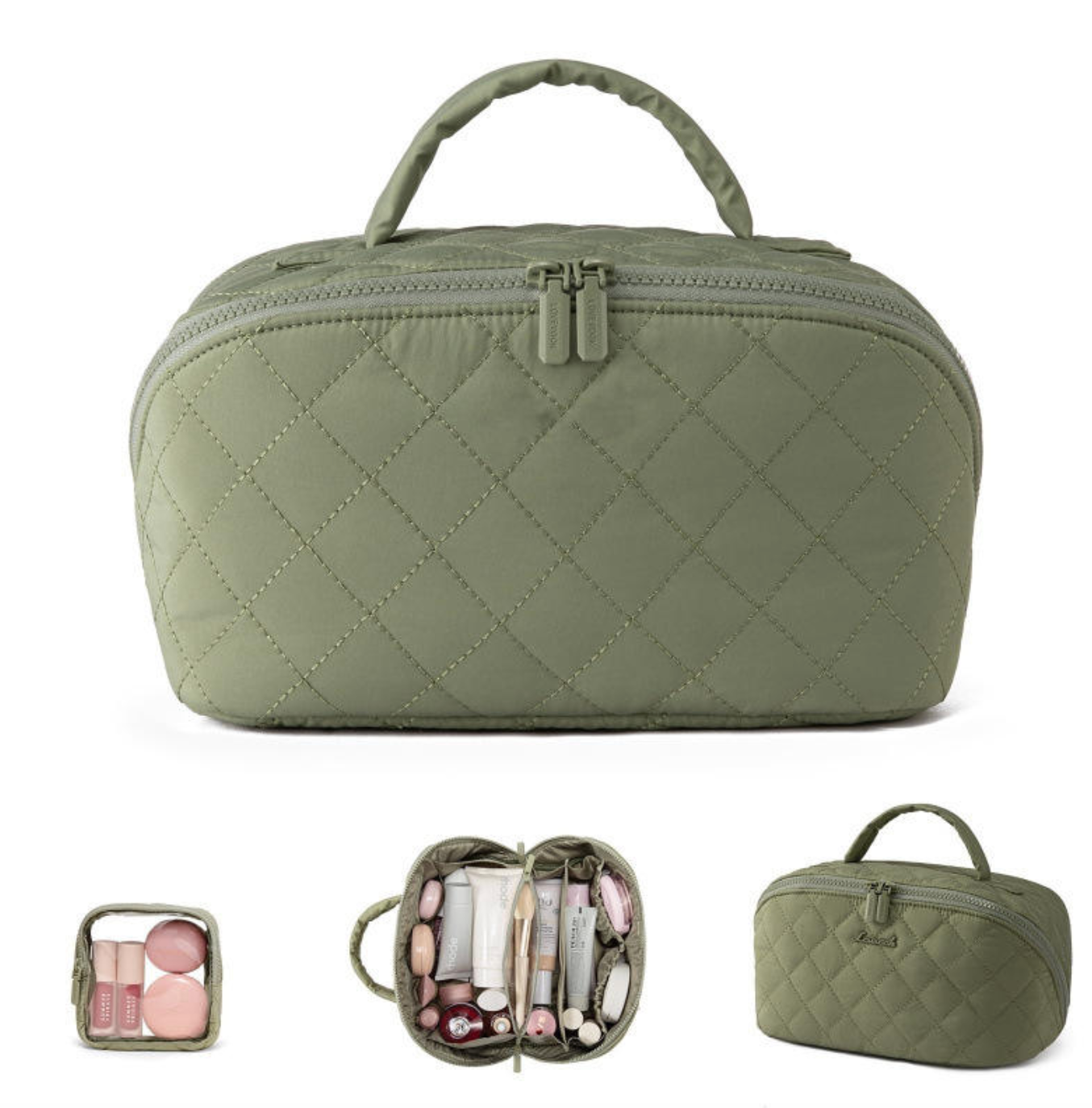 Aveloura™ Wide-Open Travel Makeup Bag