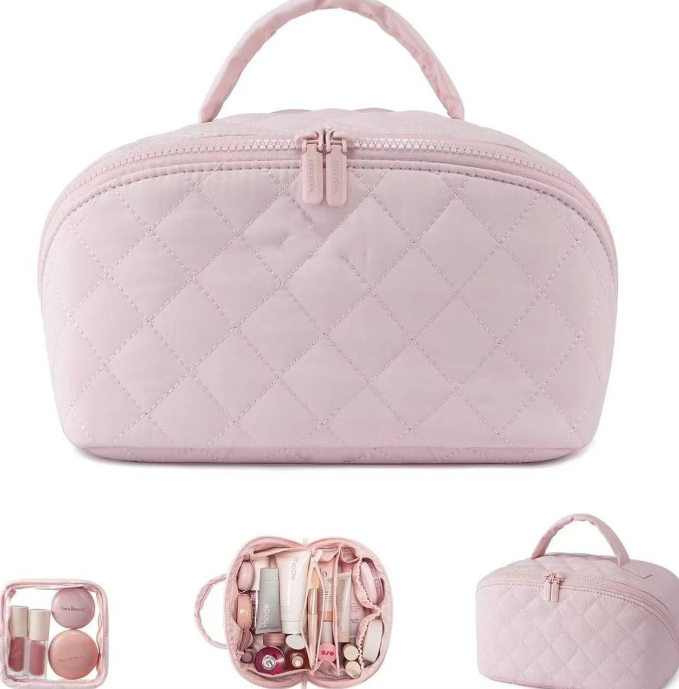 Aveloura™ Wide-Open Travel Makeup Bag