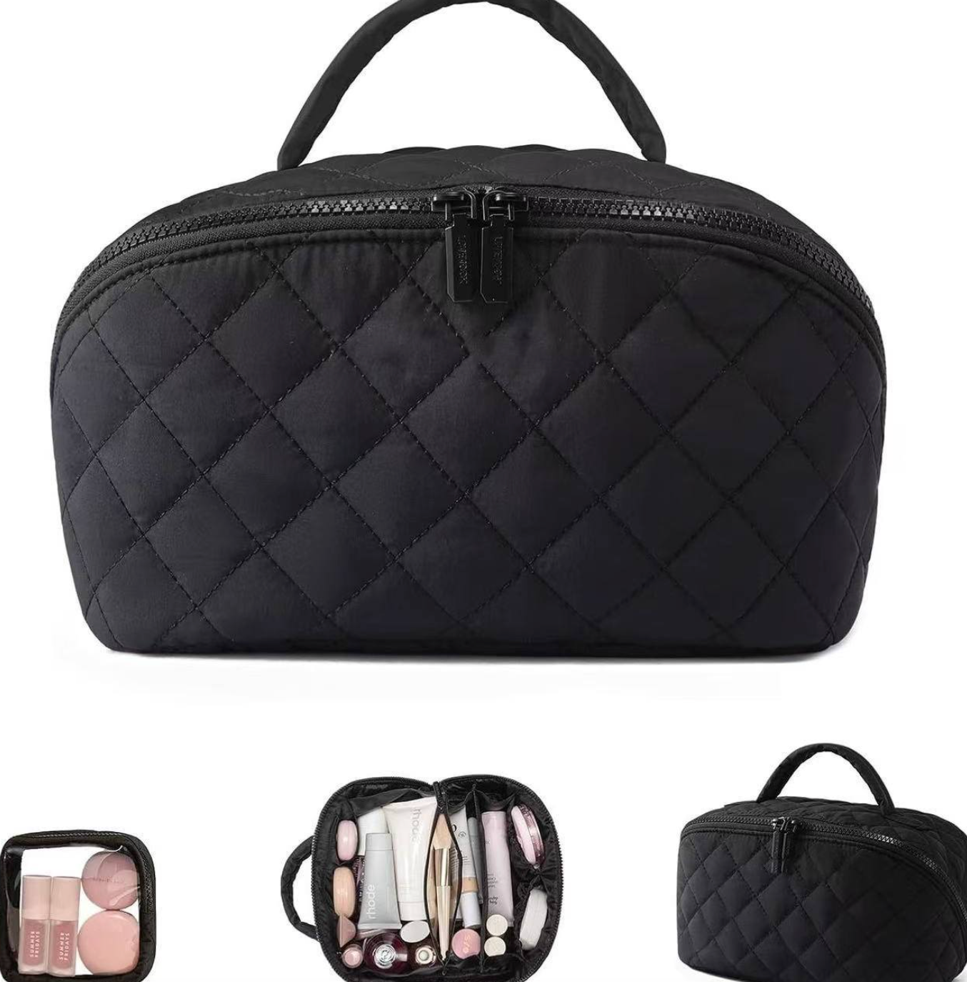Aveloura™ Wide-Open Travel Makeup Bag