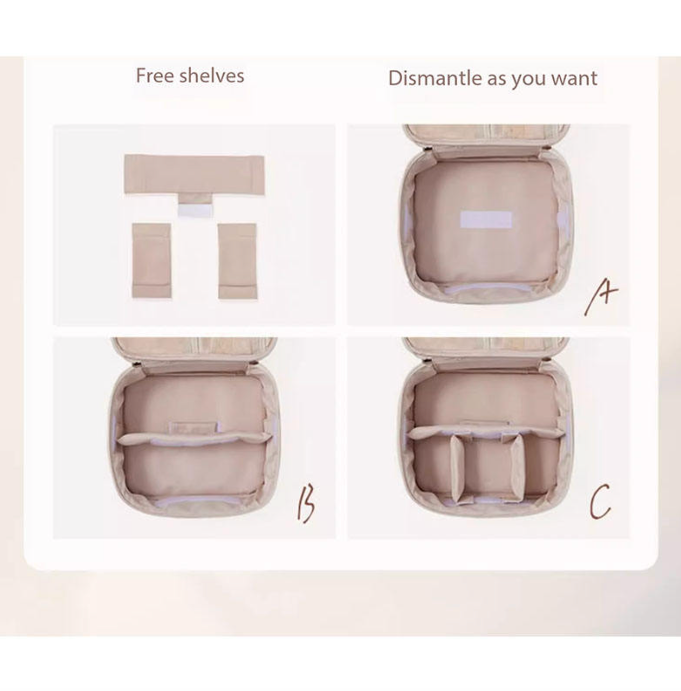 Évessia™ Luxe Portable Cosmetic Organizer