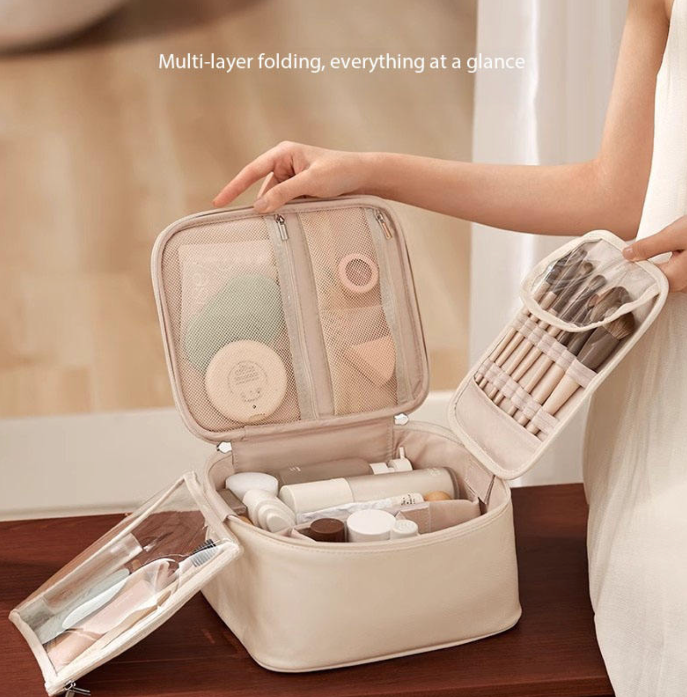 Évessia™ Luxe Portable Cosmetic Organizer