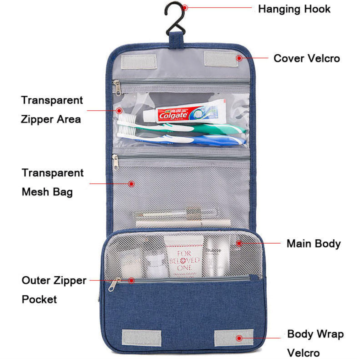 ÉlanVoyage™ Luxe Hanging Travel Organizer